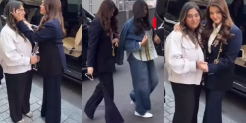 Aishwarya Rai Comforts Fan