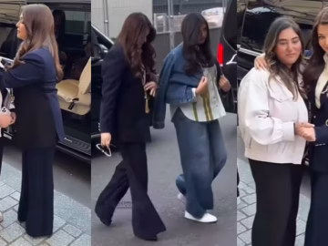 Aishwarya Rai Comforts Fan
