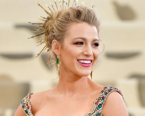 Blake Lively boho bathroom