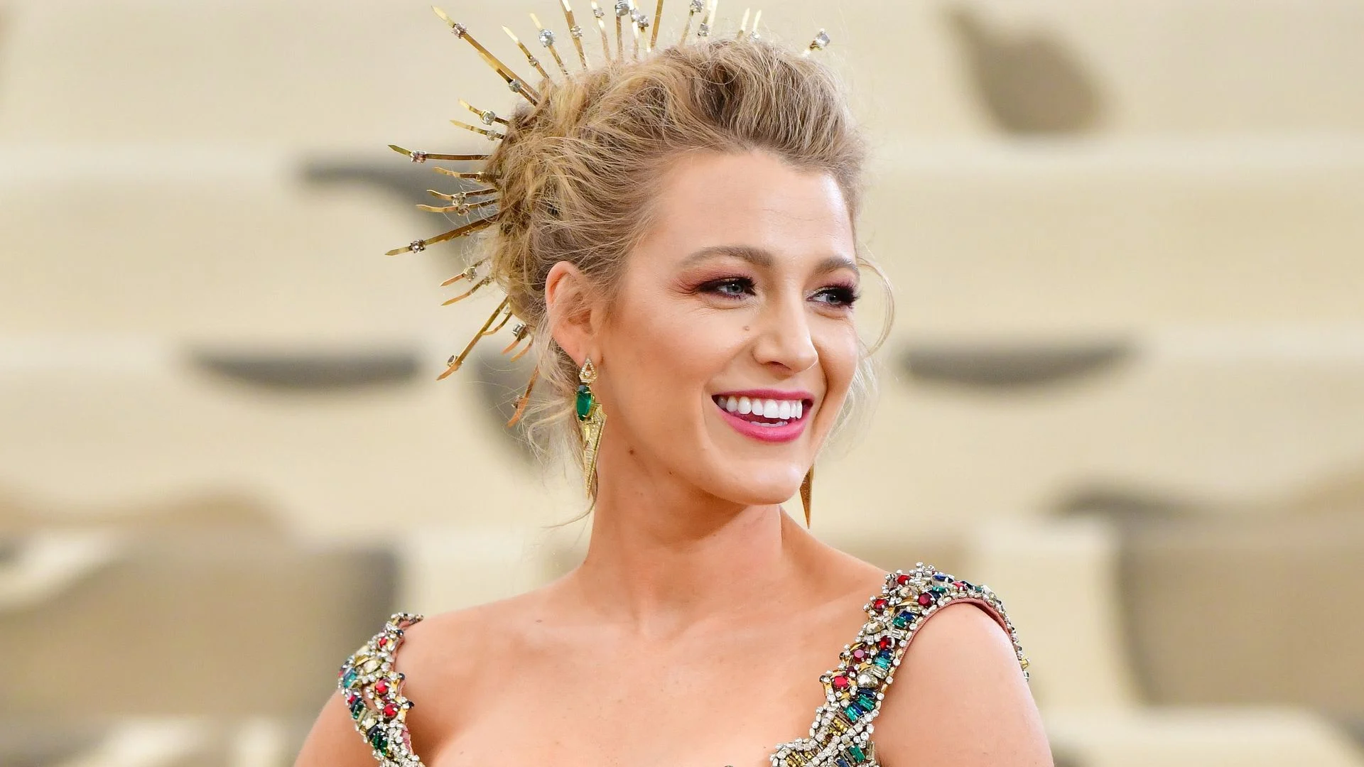 Blake Lively boho bathroom