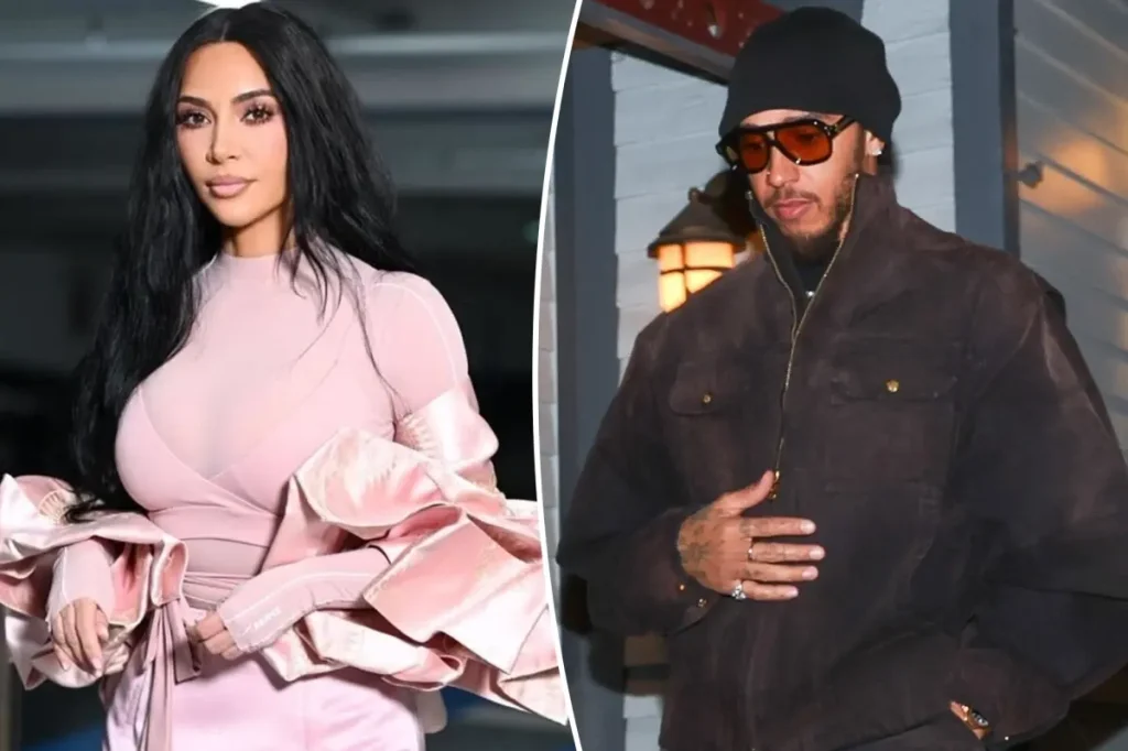 Kim Kardashian Lewis Hamilton Paris